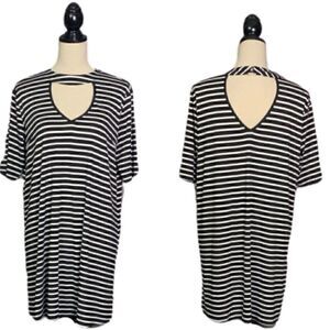 Molly Green  Stripe Rayon COMFY Dress